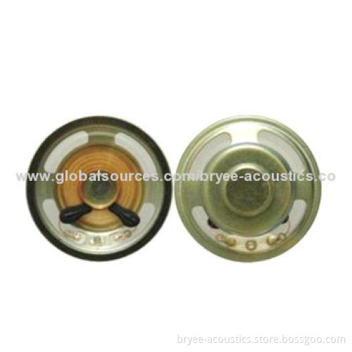 Raw Speaker, Water-resistant, Measures 50.0 x 10.7mm, Middle Range for Outdoor Telecom Devices